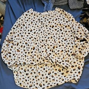 Leopard Print Blouse